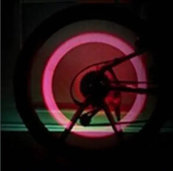 Mason James bicycle valve ebike light LED four color options, bike looks spectacular! Quality and affordable! Epic EBike Adventures