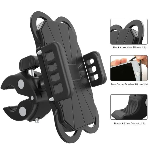 Mason James cell phone holder mount for bicycle, electric bike, ebike, scooter, motorcycle, or stroller! The best mount on the market! Epic Ebike Adventures