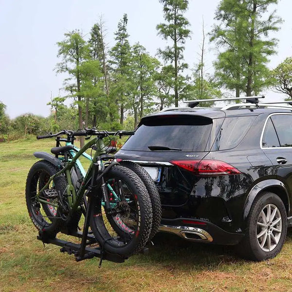 Heavy-Duty Platform-Style E-Bike Rack for Convenient Transportation. Epic EBike Adventures
