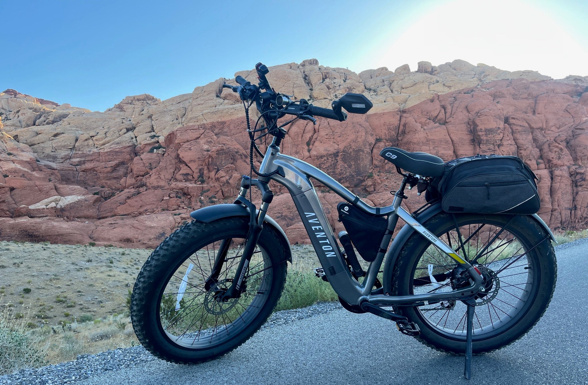 Bicycle Ride Sinking Adventure Embarking on Epic E-Bike Adventures with the Aventon Aventure 2 - Epic