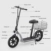 Hiboy ECOM 14 Eco Friendly Fat Tire Electric Scooter Epic EBike Adventures