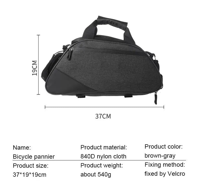 Rear rack bag Epic EBike Adventures