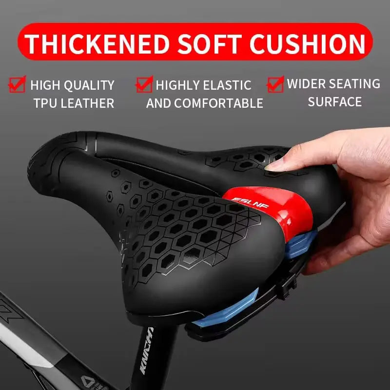 Ultra Lightweight Breathable Comfort Saddle with Shock Absorber Epic EBike Adventures