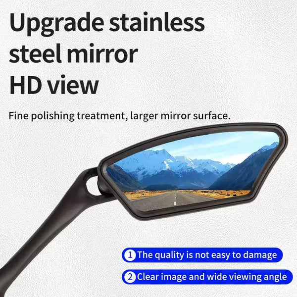 Stainless Steel Adjustable HD Bike Mirror Epic EBike Adventures