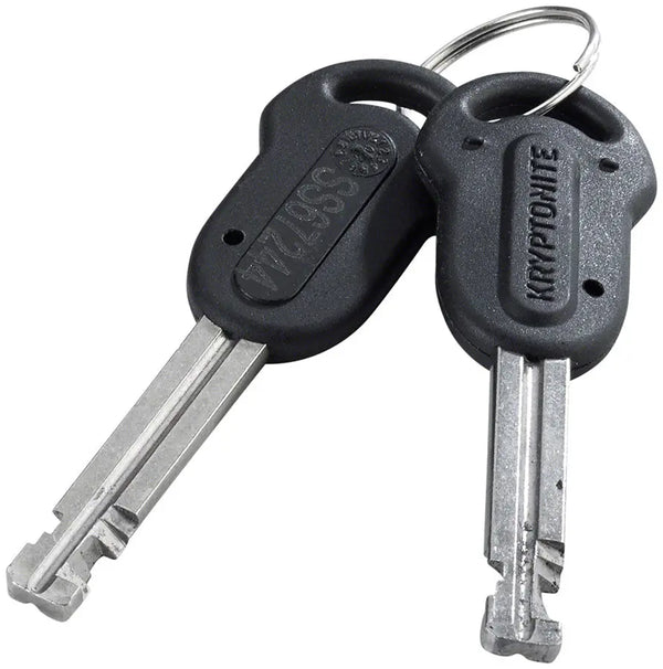 Kryptonite Keeper U-Lock - 4 x 8", Keyed, Black, Includes 4' cable and bracket Epic EBike Adventures