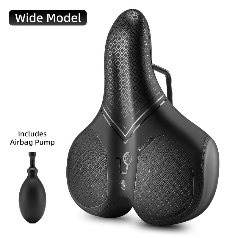Air Comfort Saddle – One-Touch Inflatable eBike Seat with Shock Absorption
