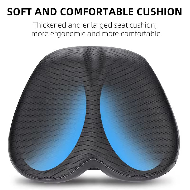 West Biking Wide Comfort Saddle – Soft, Shock-Absorbing eBike Seat