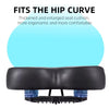 West Biking Wide Comfort Saddle – Soft, Shock-Absorbing eBike Seat