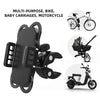 Mason James cell phone holder mount for bicycle, electric bike, ebike, scooter, motorcycle, stroller. Top quality at an affordable price.