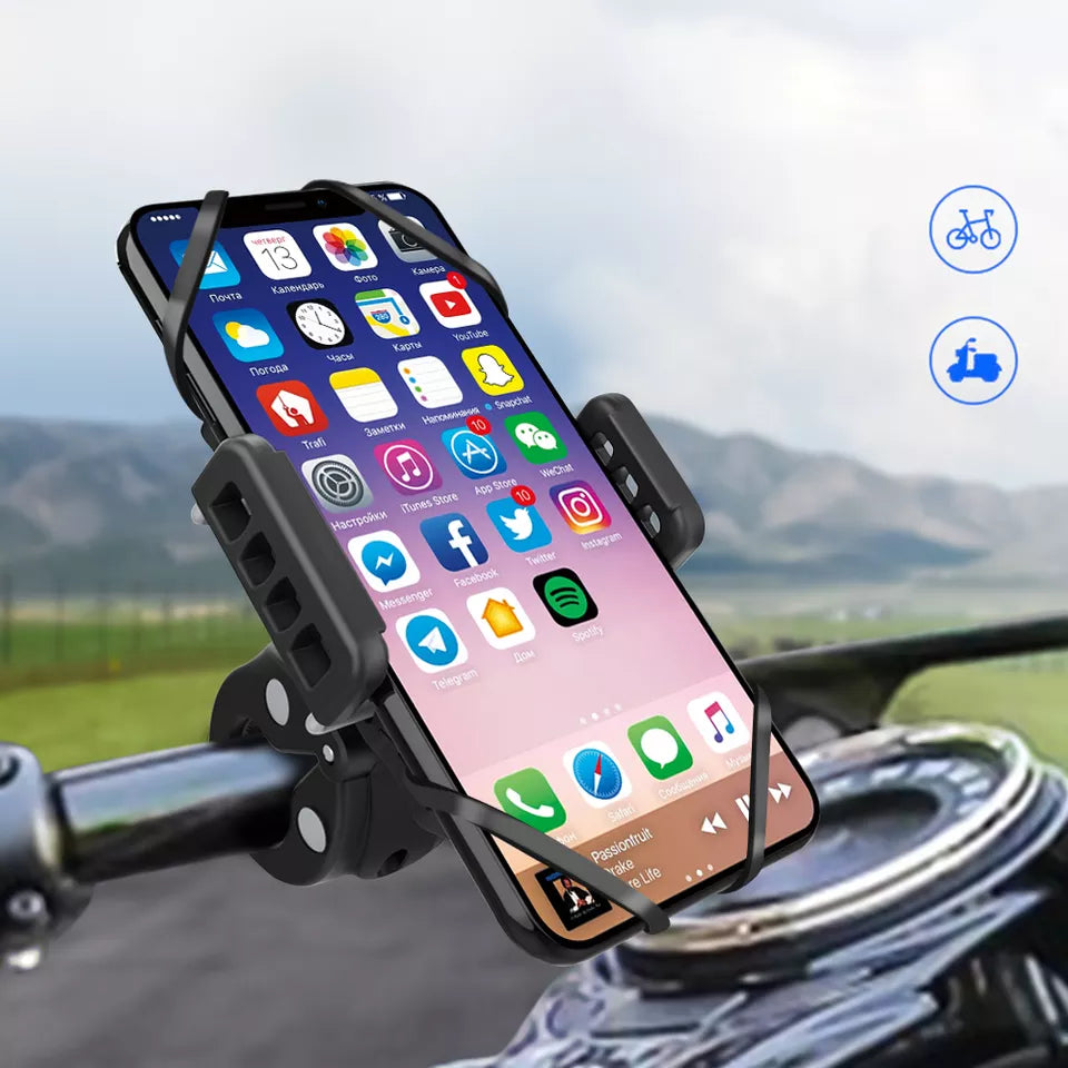 Secure Your Phone While You Ride: High-Quality Bike Phone Mount with 360-Degree Rotation
